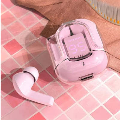 Auriculares Bluetooth True Wireless con Estuche Cápsula Espacial Transparente - Image 16