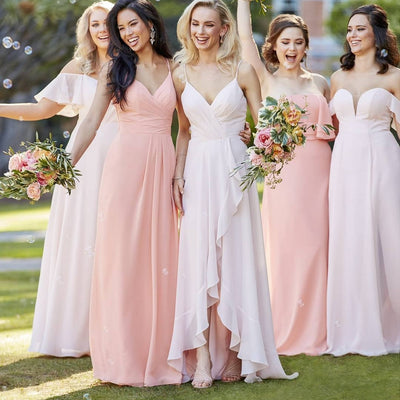 Vestido de Dama de Honor Elegante para Bodas al Aire Libre