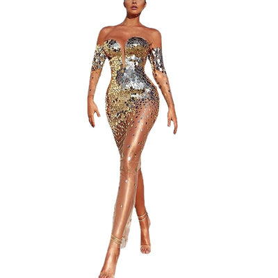 Vestido de Banquete Elegante con Temperamento Sofisticado - Image 5