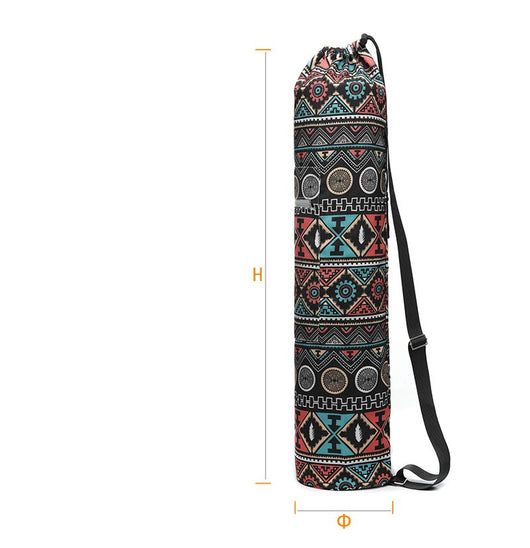 Mochila de yoga en lona estampada - Image 2