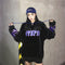 Sudadera Harajuku Premium con Bordado de Llamas y Capucha de Felpa