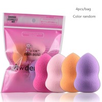 Esponja de Maquillaje Dual 4 Piezas - Uso Húmedo y Seco