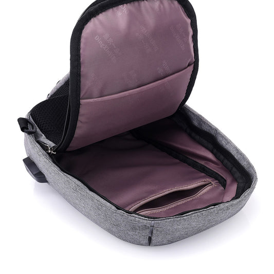 Mochila Pecho Antirrobo para Hombre - Bolsa de Viaje Segura - Image 2