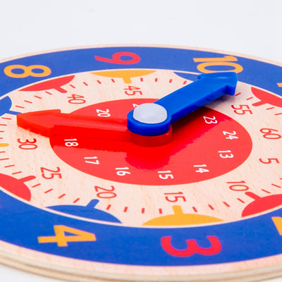 Reloj Educativo Montessori de Madera para Niños - Image 2