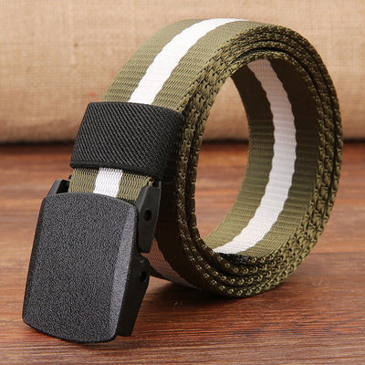 Cinturón de Lona Hipoalergénico para Hombre con Hebilla de Plástico - Image 12
