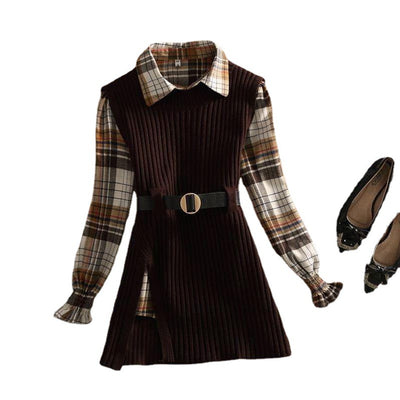 Conjunto Dos Piezas: Suéter con Cuello Polo para Mujer - Image 5