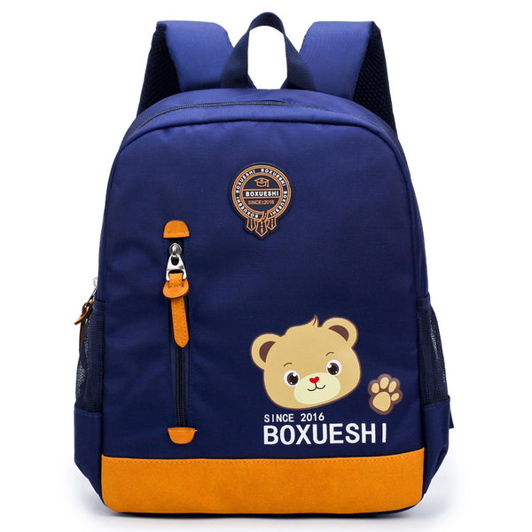 Mochila Escolar Infantil con Diseño de Osito Cariñoso