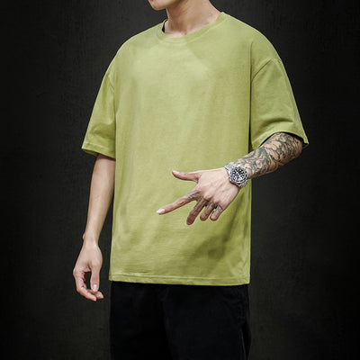 Camiseta Básica de Verano para Hombre - Ajuste Holgado y Transpirable - Image 9