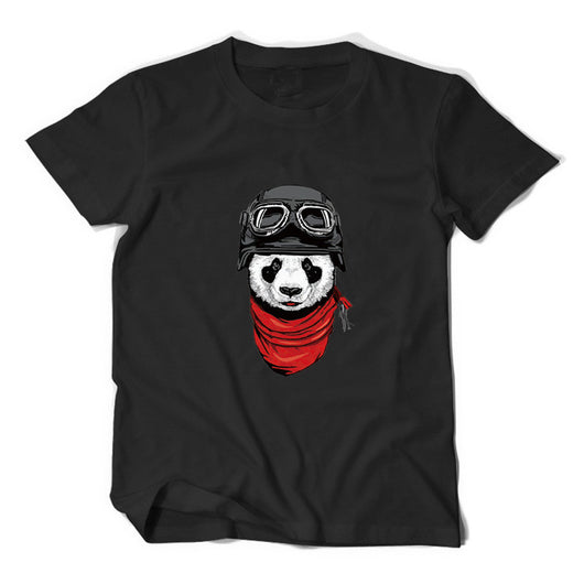 Playera Estampada Panda Manga Corta - Image 8