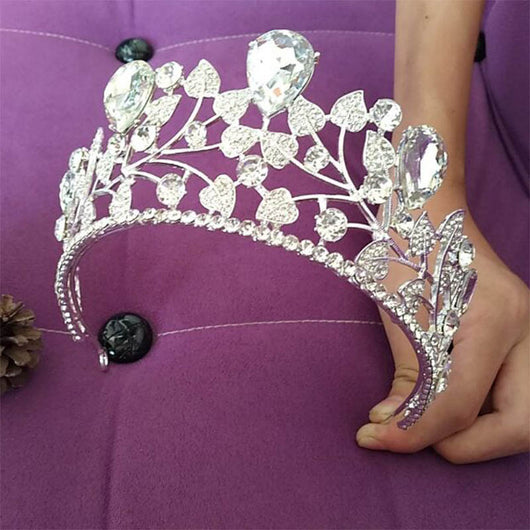 Accesorios para Vestido de Novia con Corona de Hojas Doradas - Image 11