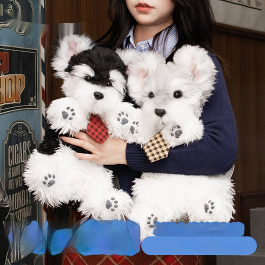 Mochila Peluche Schnauzer - Juguete de Simulación Realista - Image 6