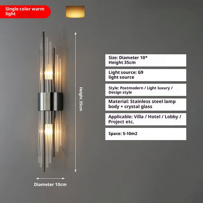 Lámpara de Pared Cristal Lujo Moderno - Diseño Creativo Contemporáneo - Image 15