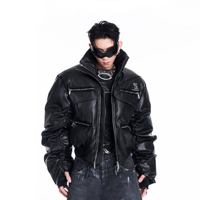 Chaqueta de Algodón Grueso con Cuello de Pie para Hombre - Image 10