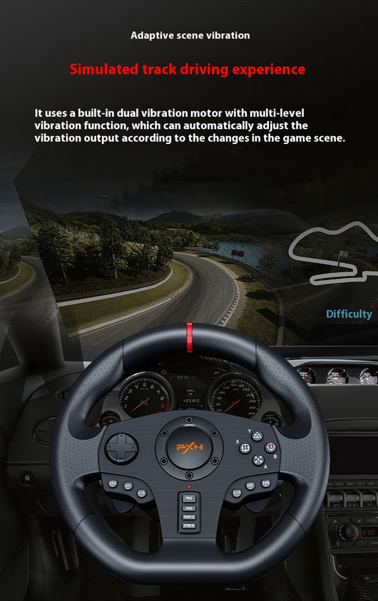 Volante de Carreras V900 para Simulador de Autos - Image 9