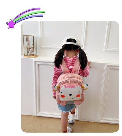 Mochila Escolar Infantil Animales Macaron - Diseño Adorable y Funcional - Image 30