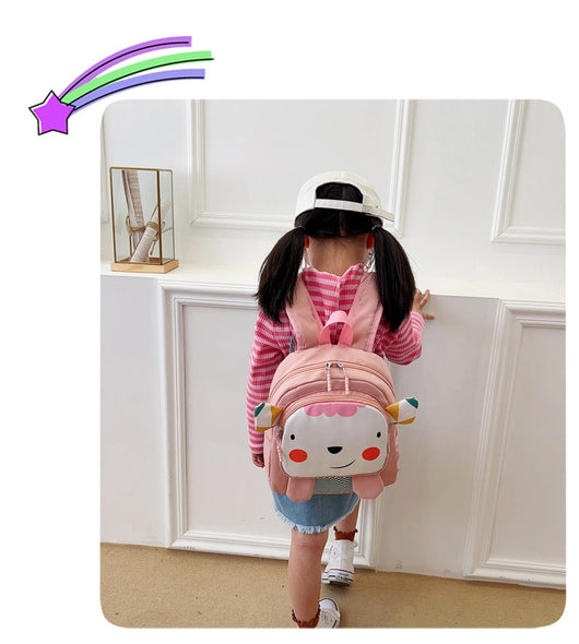 Mochila Escolar Infantil Animales Macaron - Diseño Adorable y Funcional - Image 30