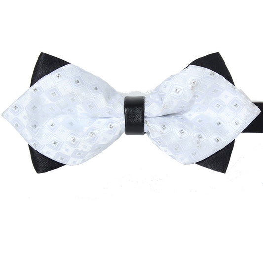 Corbata de Moño Tejida Multicolor - Poliéster Elegante