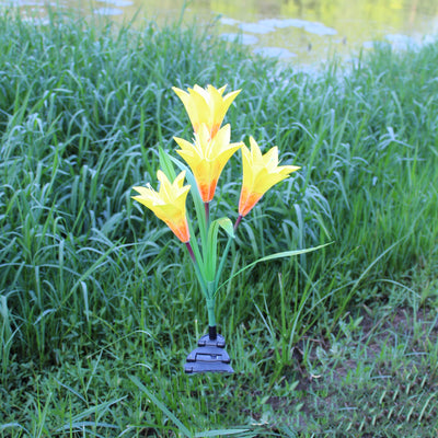 Linterna LED Solar Lirio Multicolor - Luz Decorativa Inteligente - Image 6