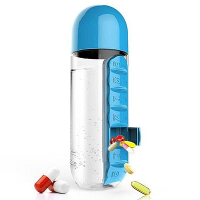 Botella Térmica Portátil con Compartimento para Medicinas - 7 Días - Image 6