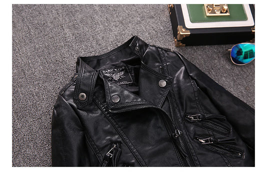 Chaqueta de Cuero Aviador Infantil - Image 7