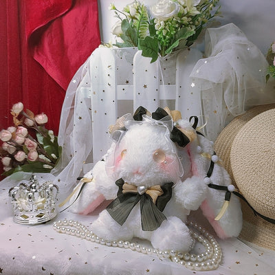 Bolsa Mensajera Peluche Conejo Lop Ears - Diseño Artesanal Adorable - Image 16