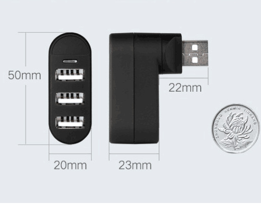 Hub USB Multifunción de Alta Velocidad 2.0 con Expansión de Puertos - Image 3