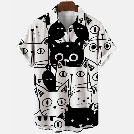 Camisa Estampada Grande para Hombre - Image 17