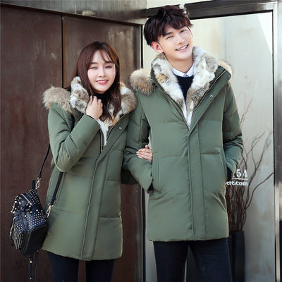 Abrigo Largo Acolchado para Hombre - Chaqueta de Invierno Estilo Coreano Talla Grande - Image 6