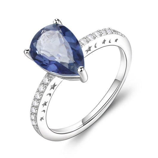Anillo de Plata Esterlina con Piedra Natural - Diseño Minimalista - Image 2