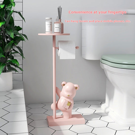 Cubo Decorativo Organizador con Diseño de Osito para Estantes - Image 2