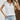 Ladies' Temperament, Loose V-neck Button, Casual Lace Patchwork Sleeves, Fashionable T-shirt Top - Tekeno
