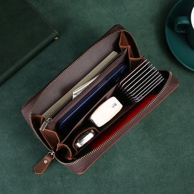 Billetera Móvil de Cuero Premium Capacidad Grande - Image 3