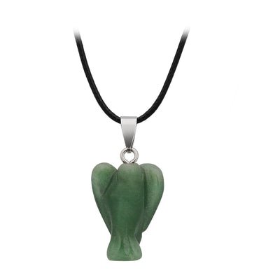 Collar de Alas de Ángel en Cristal Tallado a Mano - Image 11