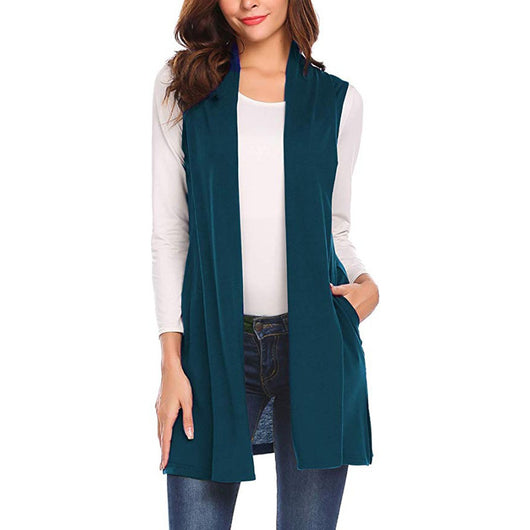 Chaleco Desflecado Talla Grande - Top Elegante sin Mangas - Image 4