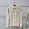 Chaqueta Camisa Tweed Cuadros para Hombre - Manga Larga