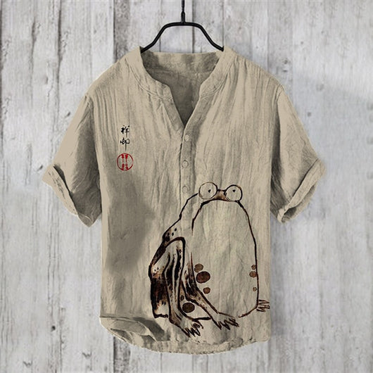 Camisa Hawaiana Navideña Casual con Estampado Santa para Hombre - Image 28