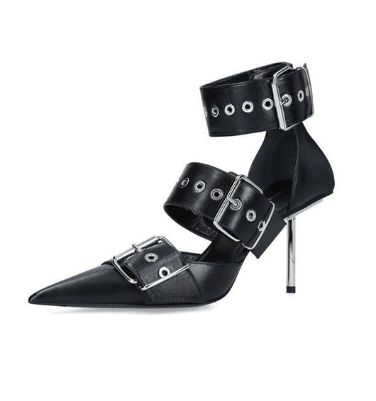 Tacones Altos con Hebilla Metálica - Image 23