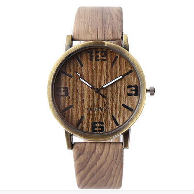 Reloj de Pulsera con Diseño de Veta de Madera - Image 10