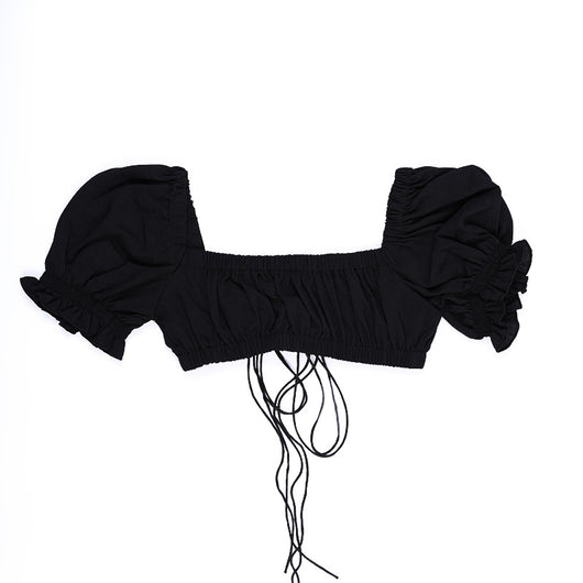 Blusa de manga corta con volantes - Image 15