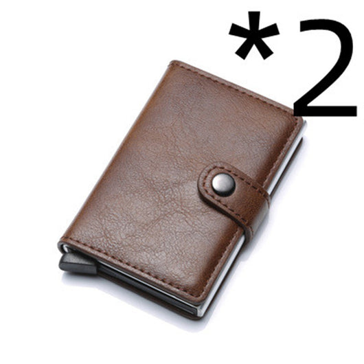 Billetera Vintage para Hombre con Protección RFID, Cuero y Aluminio - Image 53