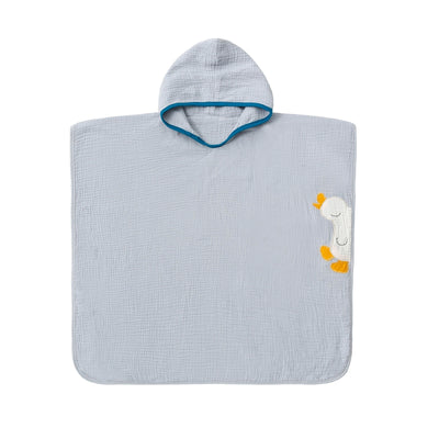 Toalla de Baño Infantil con Capucha en Algodón Gasa - Image 6