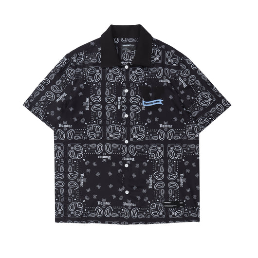 Camisa Patchwork Hombre Estilo Hip-hop Oversize Unisex - Image 6