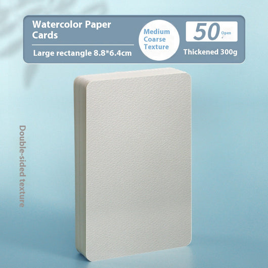 Tarjetas Postales de Papel Acuarela 300g Blanco - Image 7