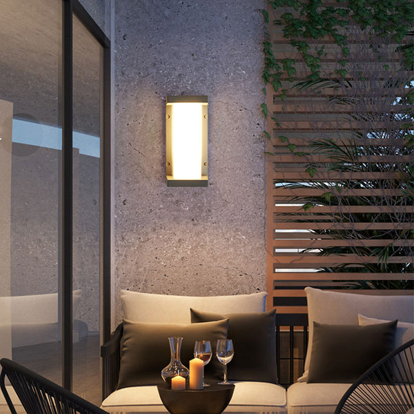 Lámpara de Pared LED Retro Impermeable para Exterior