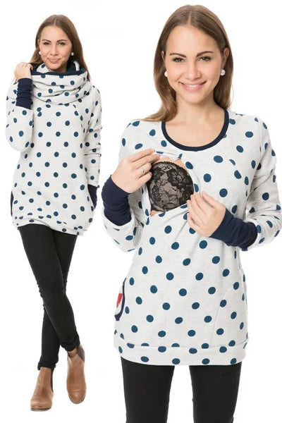 Sudadera con Capucha para Lactancia Materna - Manga Larga Mujer - Image 33