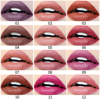 Brillo Labial Mate Impermeable de Larga Duración - Acabado Aterciopelado - Image 5