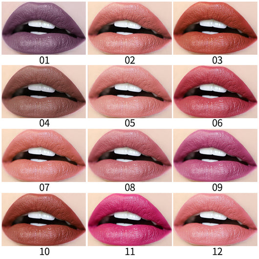 Brillo Labial Mate Impermeable de Larga Duración - Acabado Aterciopelado - Image 5