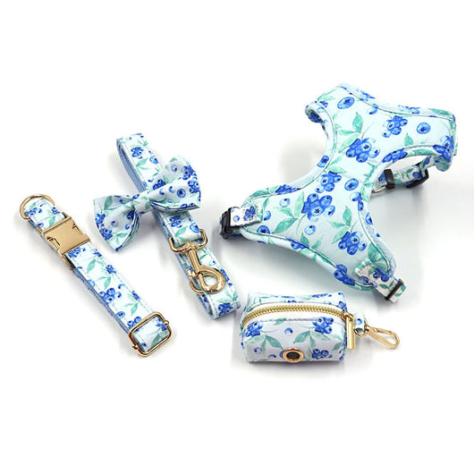 Set de Arnés Pecho y Espalda con Estampado Rayas + Bolsas Desechables para Mascotas - Image 7
