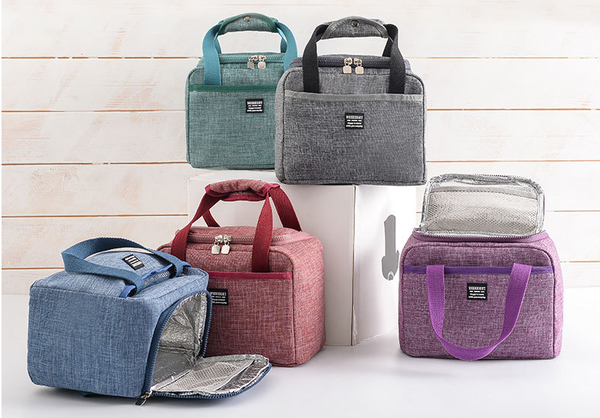 Bolsa Térmica Portátil para Almuerzo de Aluminio Reforzado