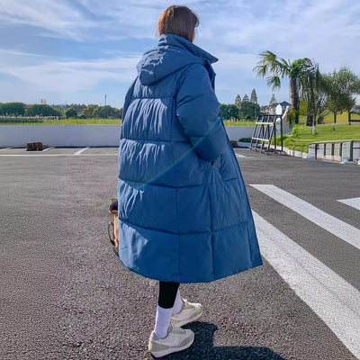 Chaqueta Puffer Acolchada de Plumón Suelta para Mujer - Image 3